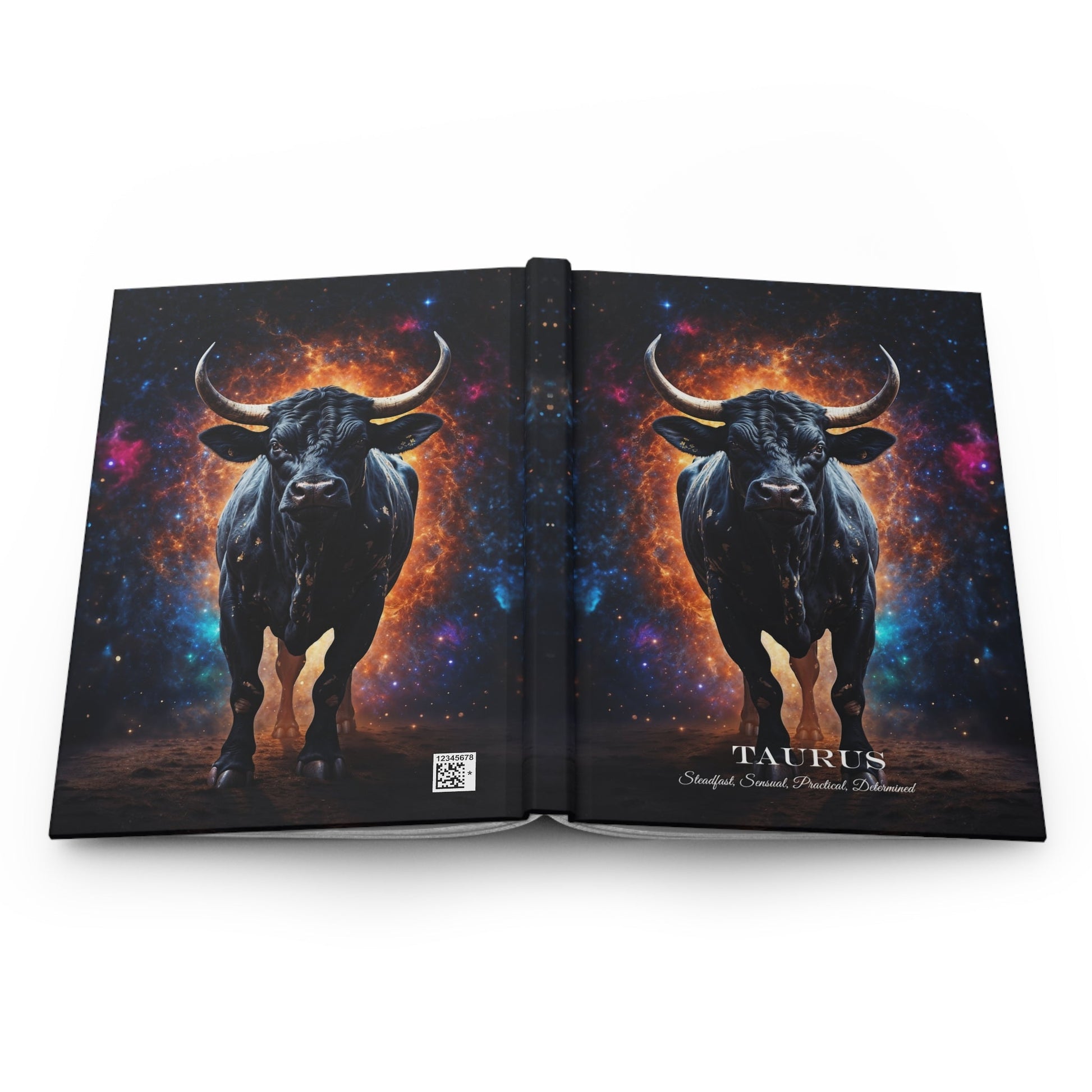 Hardcover Journal Matte - Taurus, Zodiac Sign, A5 - LucyKay store