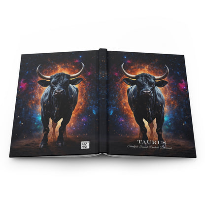 Hardcover Journal Matte - Taurus, Zodiac Sign, A5 - LucyKay store