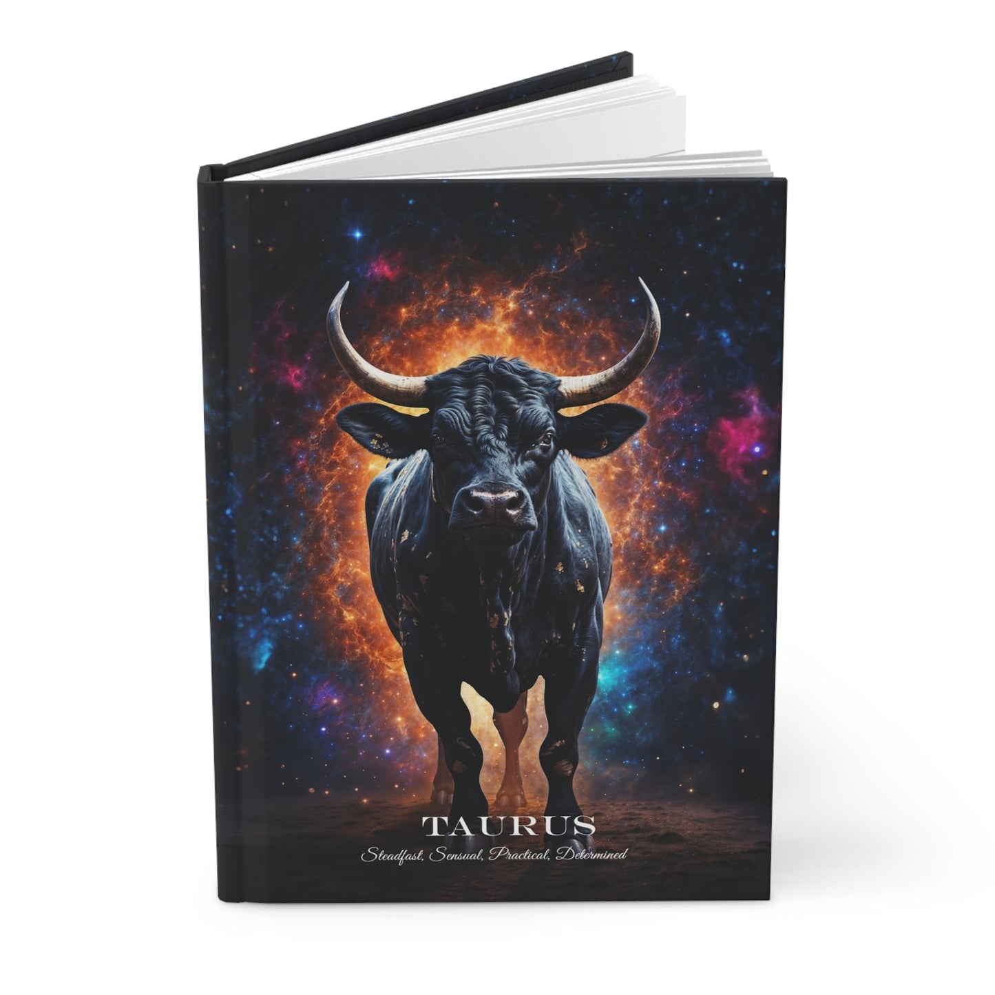 Hardcover Journal Matte - Taurus, Zodiac Sign, A5 - LucyKay store