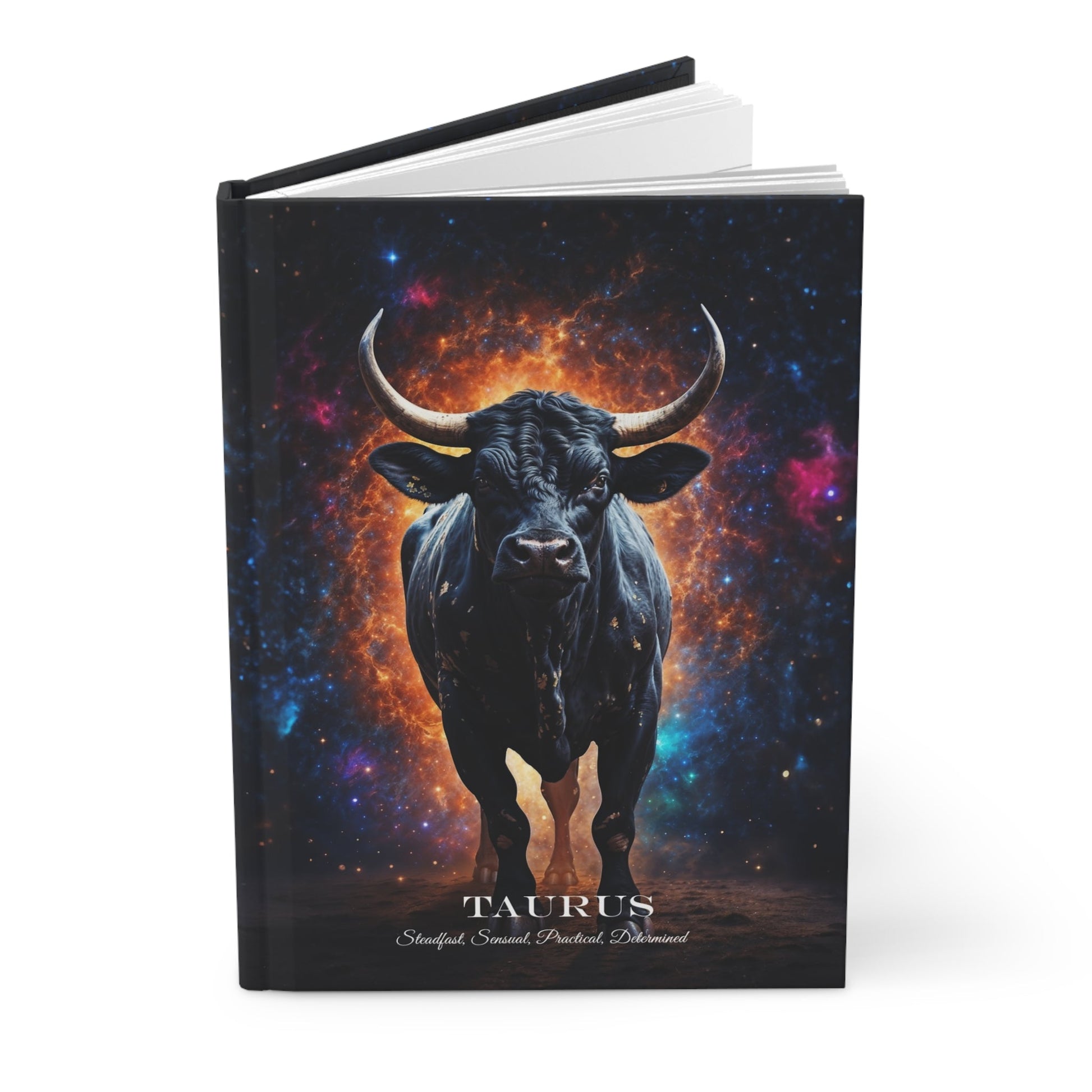 Hardcover Journal Matte - Taurus, Zodiac Sign, A5 - LucyKay store