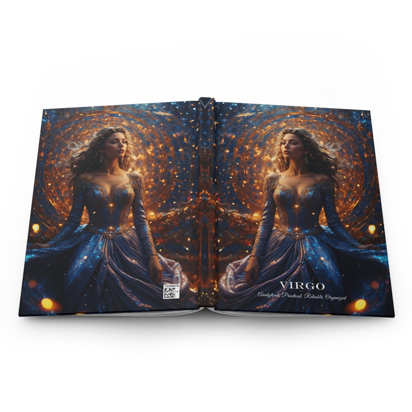 Hardcover Journal Matte - Virgo Zodiac Sign Astrology Diary Notebook A5 - LucyKay store