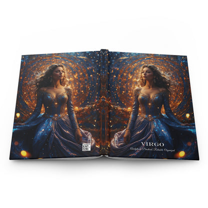 Hardcover Journal Matte - Virgo Zodiac Sign Astrology Diary Notebook A5 - LucyKay store