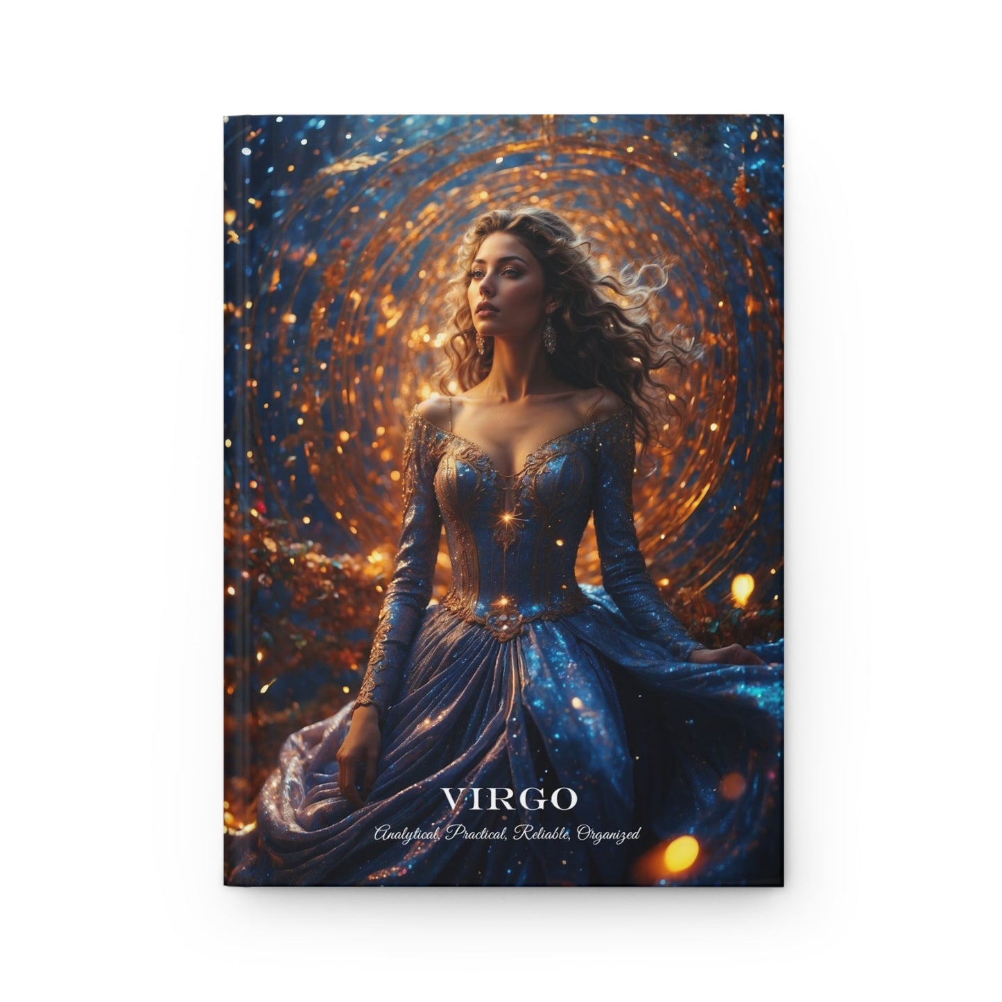 Hardcover Journal Matte - Virgo Zodiac Sign Astrology Diary Notebook A5 - LucyKay store