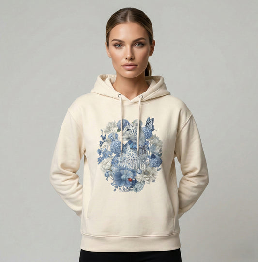 Floral Cheetah Hoodie - Lightweight Cotton Sweatshirt Women - LucyKay store
