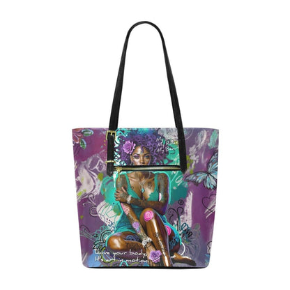High - grade PU leather Tote Bag - Body Positive Bag - LucyKay store