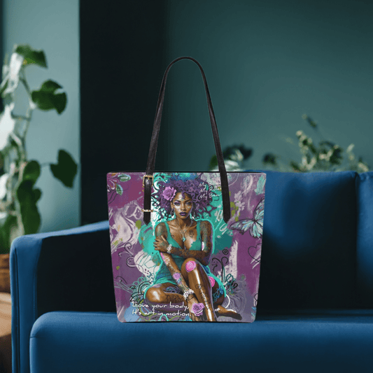 High - grade PU leather Tote Bag - Body Positive Bag - LucyKay store