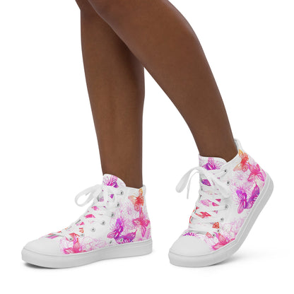High top canvas shoes - LucyKay store