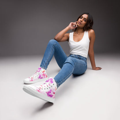 High top canvas shoes - LucyKay store