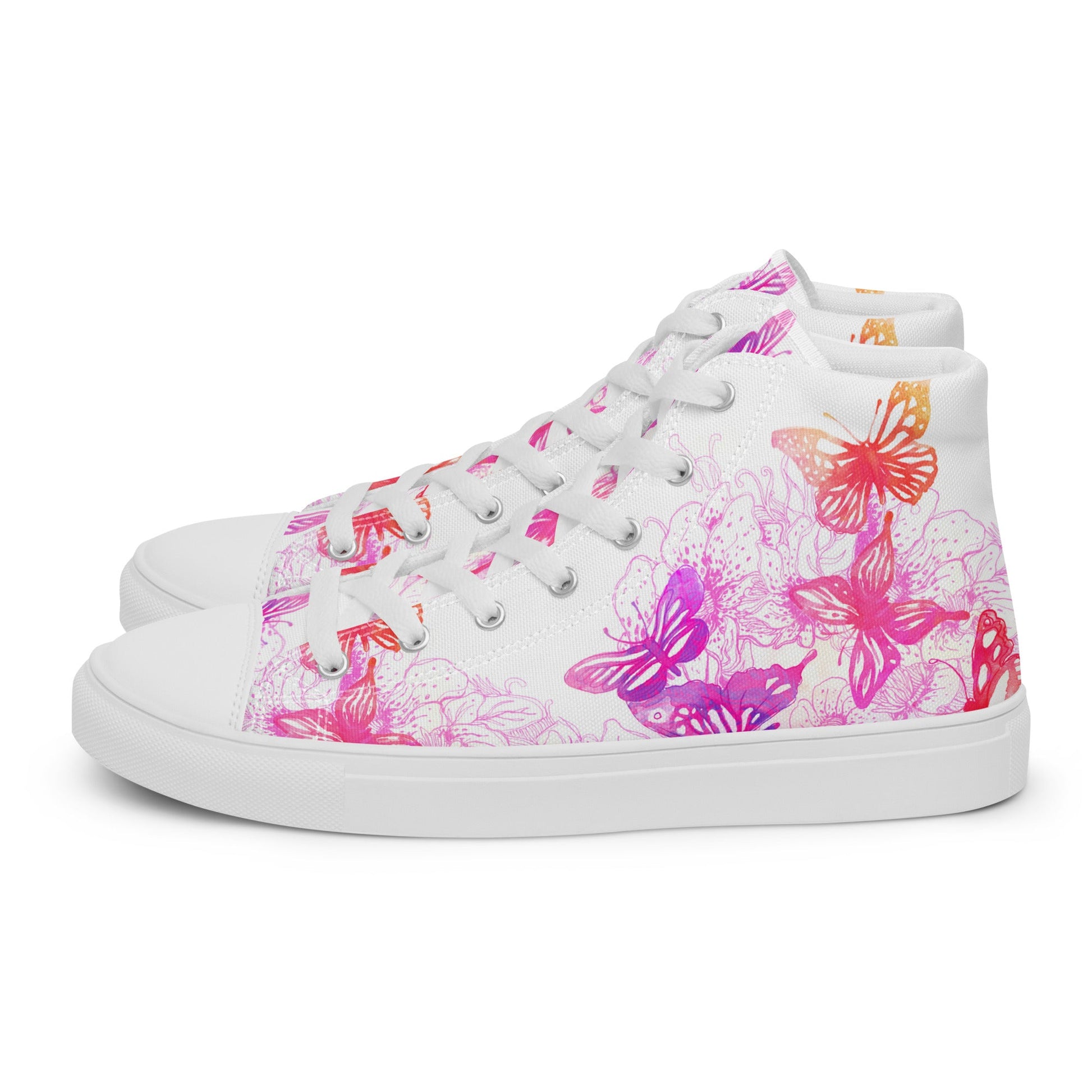 High top canvas shoes - LucyKay store
