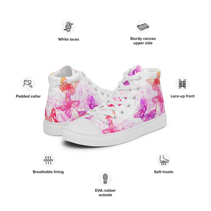 High top canvas shoes - LucyKay store