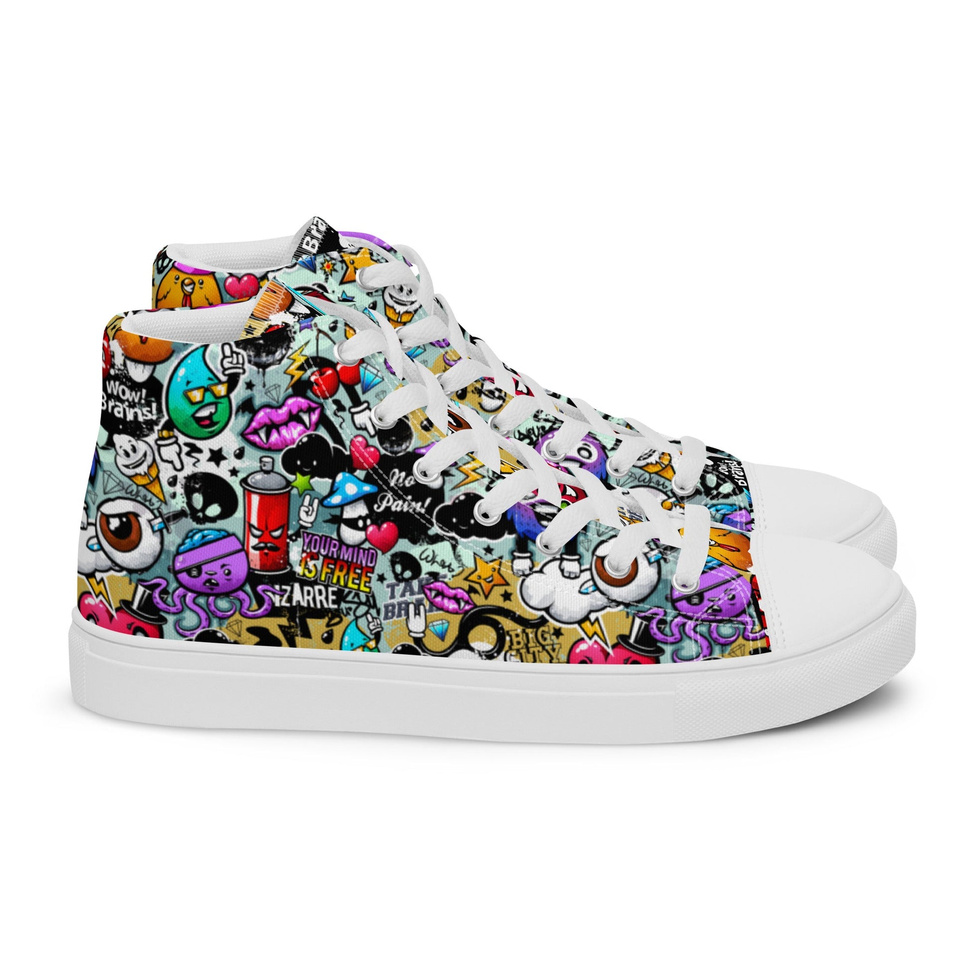 High top canvas shoes - Grafitti - LucyKay store