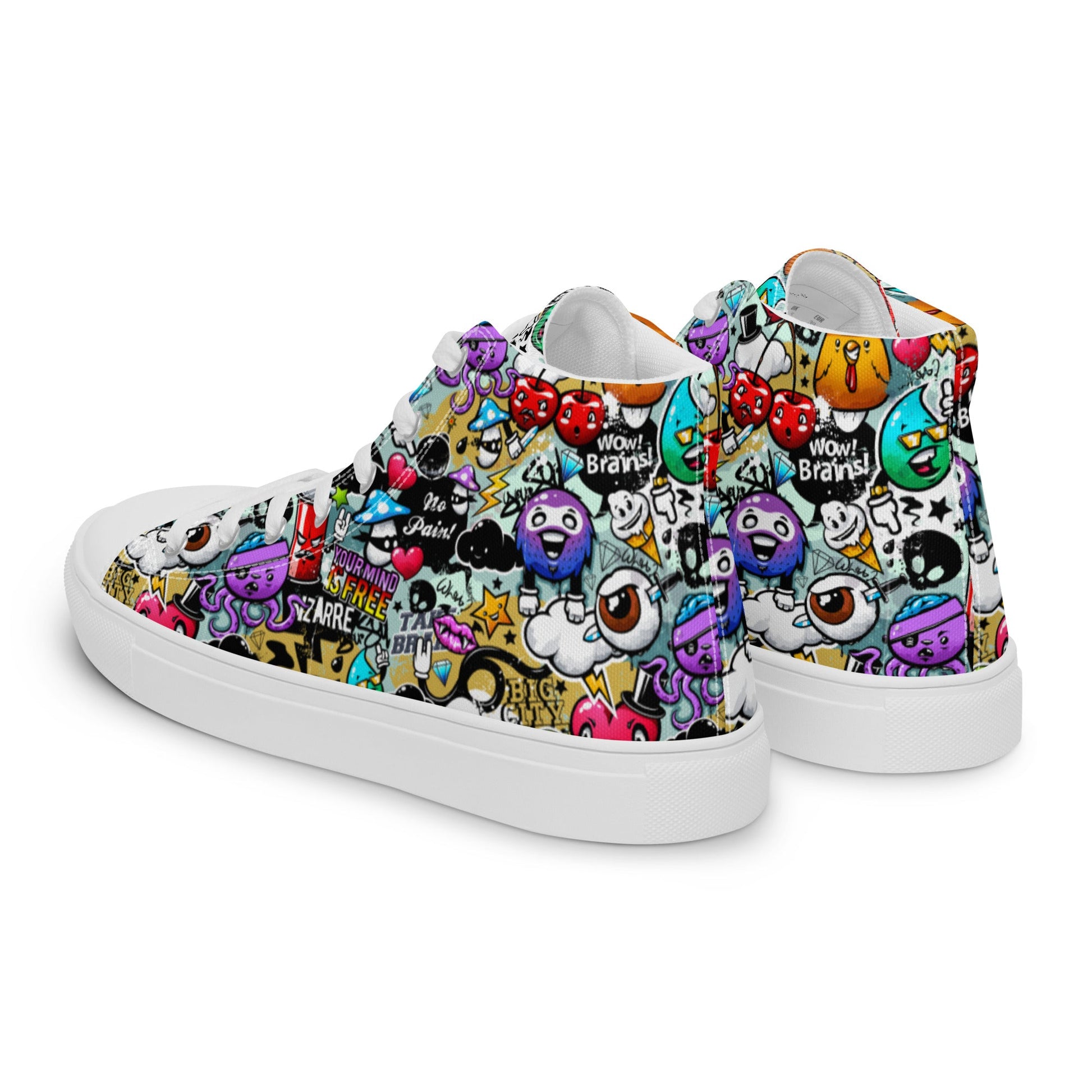 High top canvas shoes - Grafitti - LucyKay store