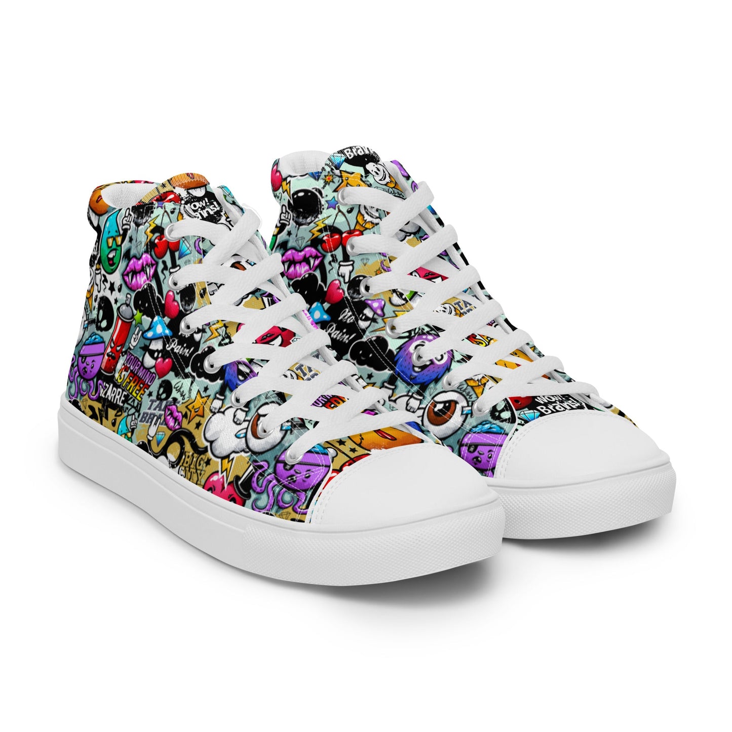 High top canvas shoes - Grafitti - LucyKay store