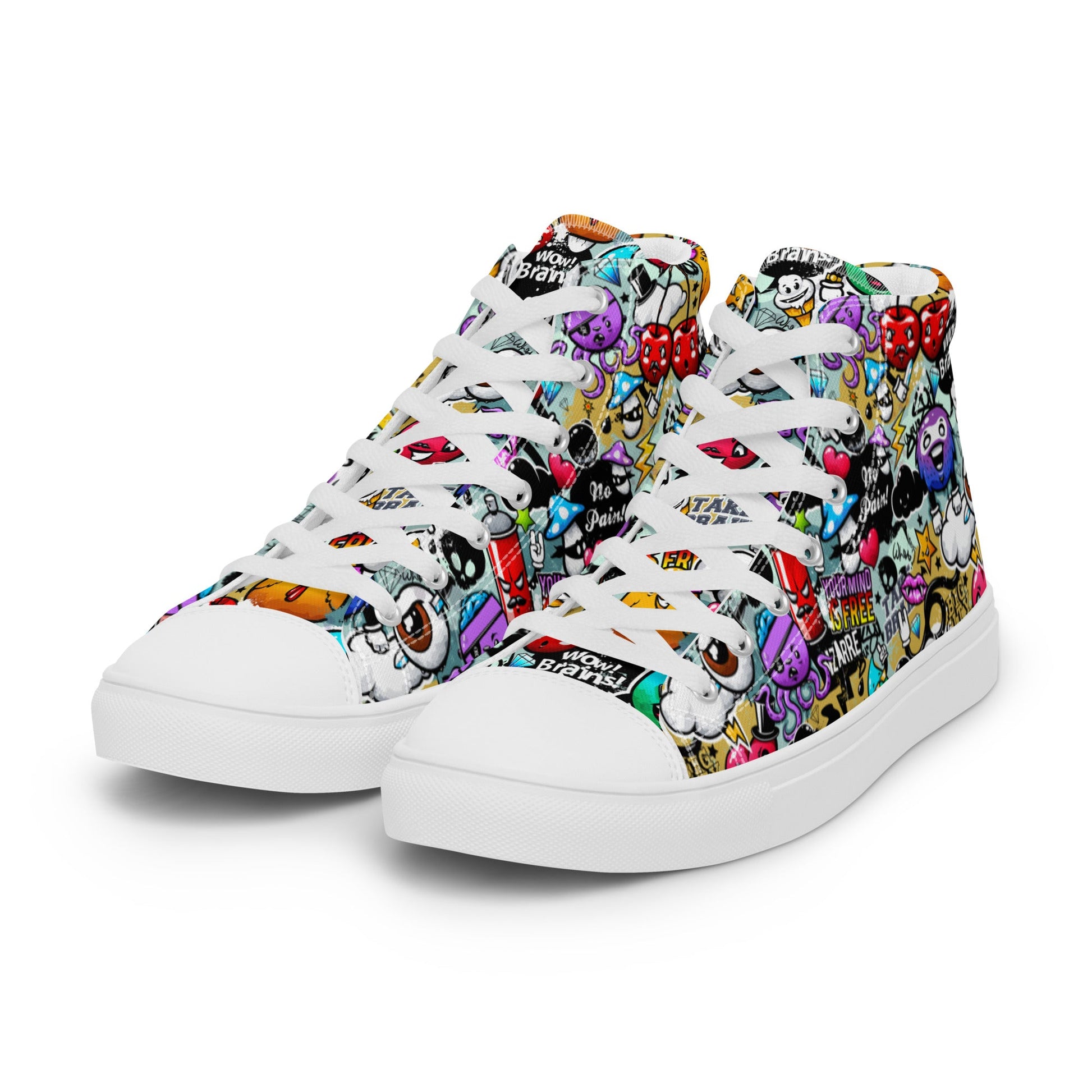 High top canvas shoes - Grafitti - LucyKay store