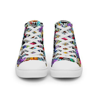 High top canvas shoes - Grafitti - LucyKay store