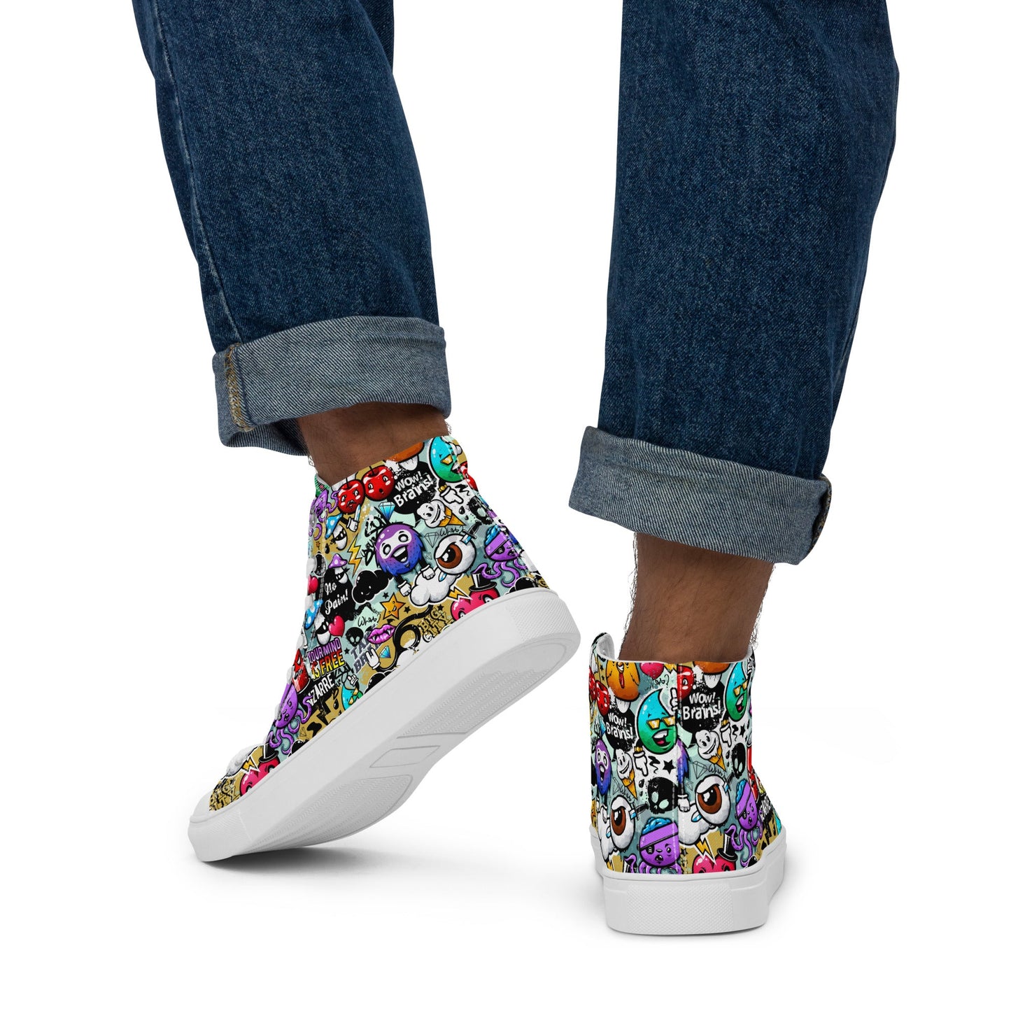High top canvas shoes - Grafitti - LucyKay store
