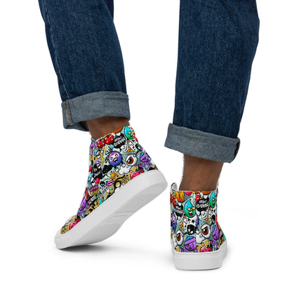 High top canvas shoes - Grafitti - LucyKay store