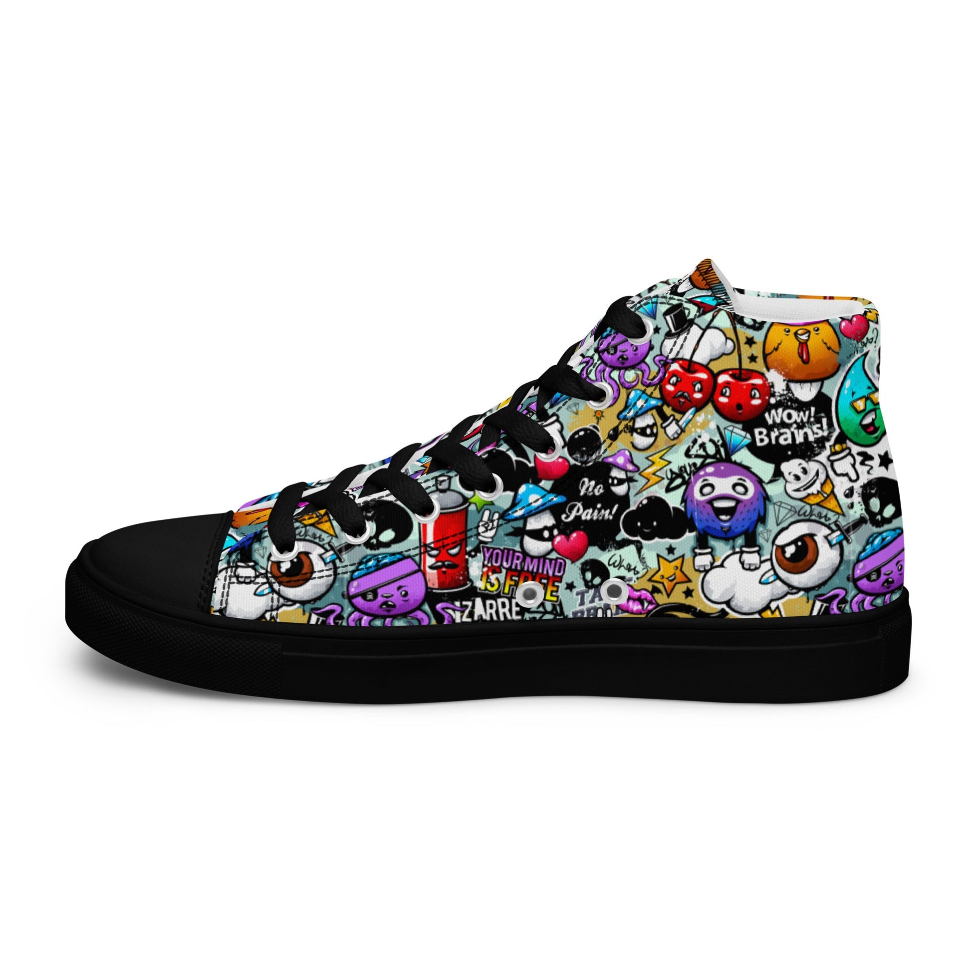 High top canvas shoes - Grafitti - LucyKay store