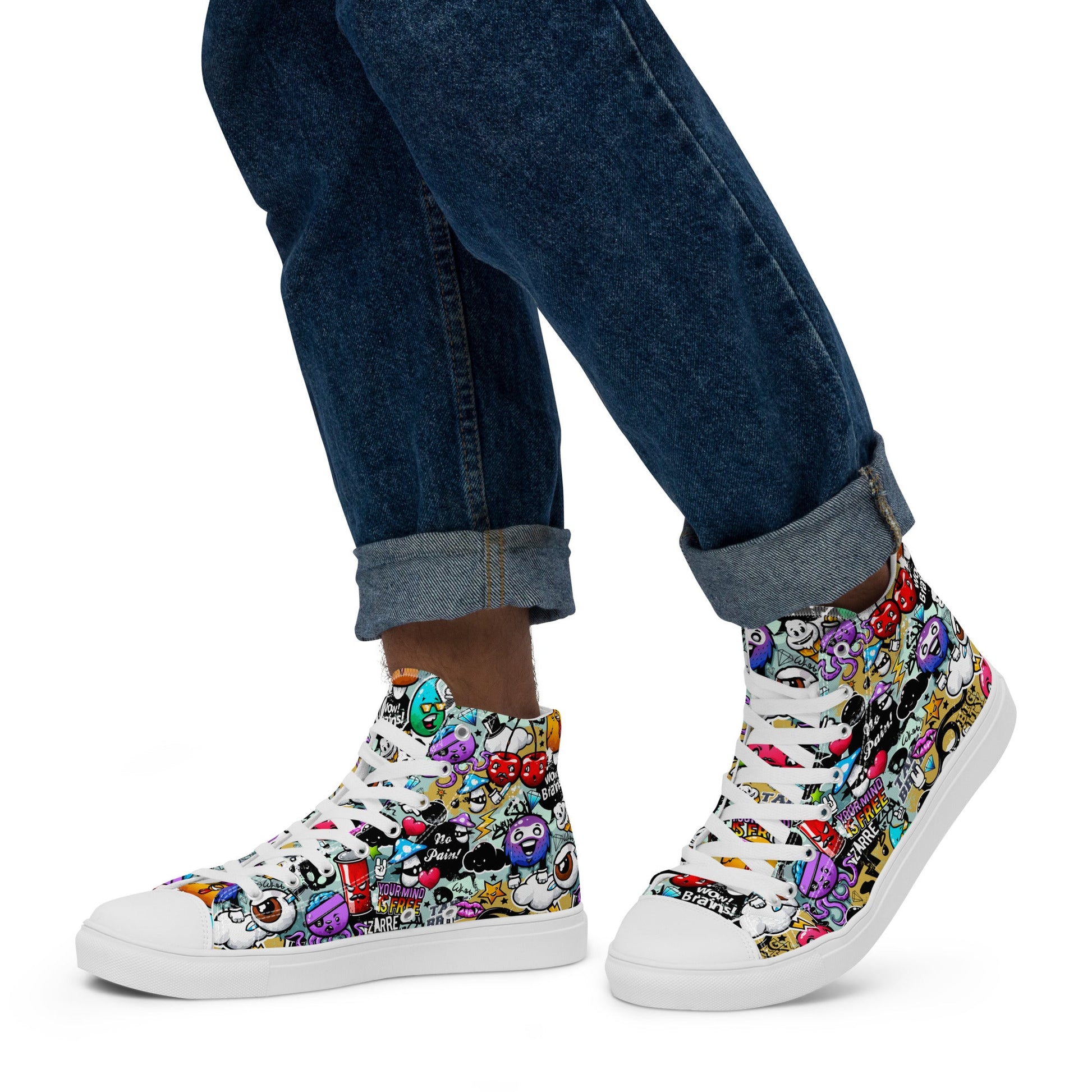 High top canvas shoes - Grafitti - LucyKay store