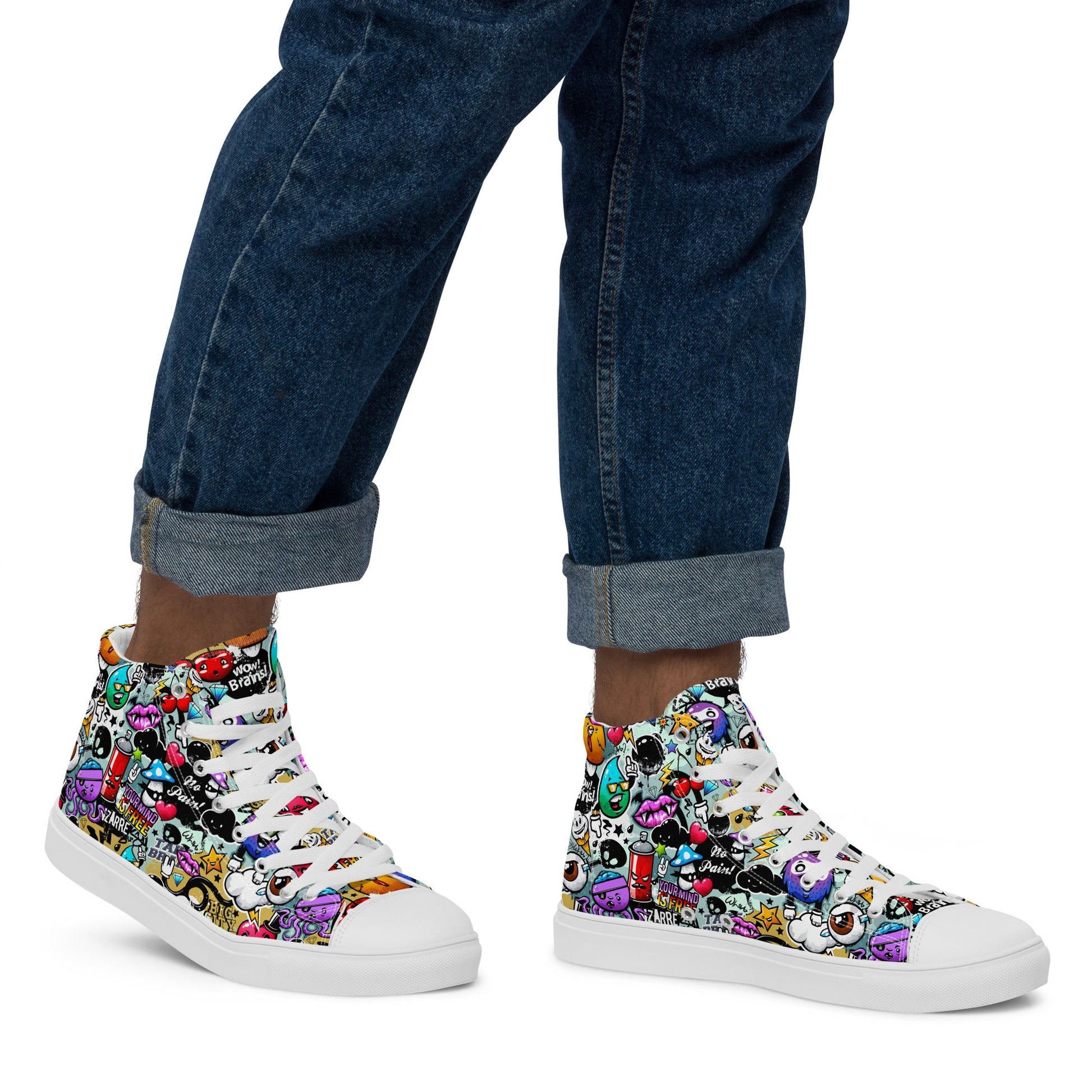 High top canvas shoes - Grafitti - LucyKay store