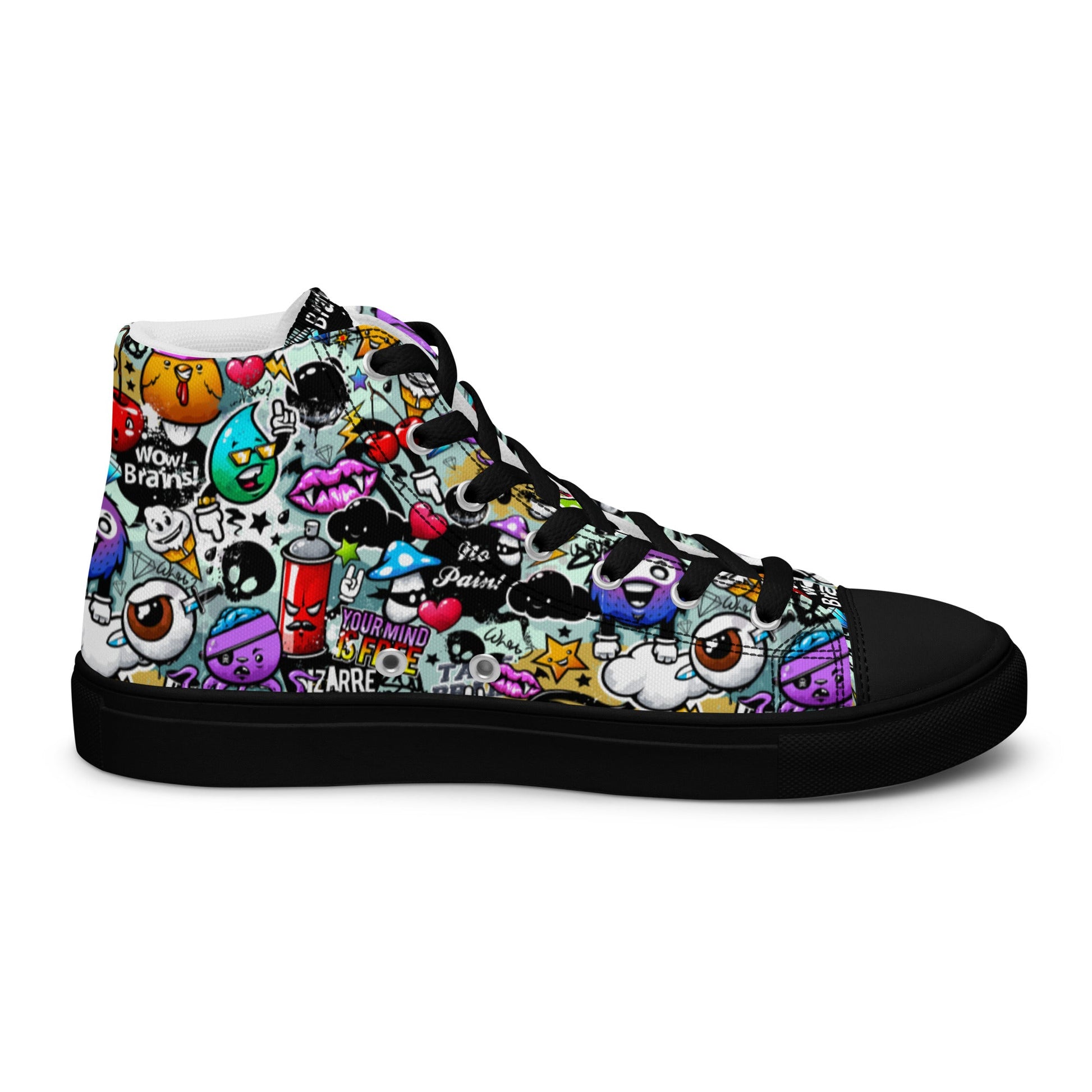 High top canvas shoes - Grafitti - LucyKay store