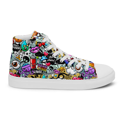 High top canvas shoes - Grafitti - LucyKay store