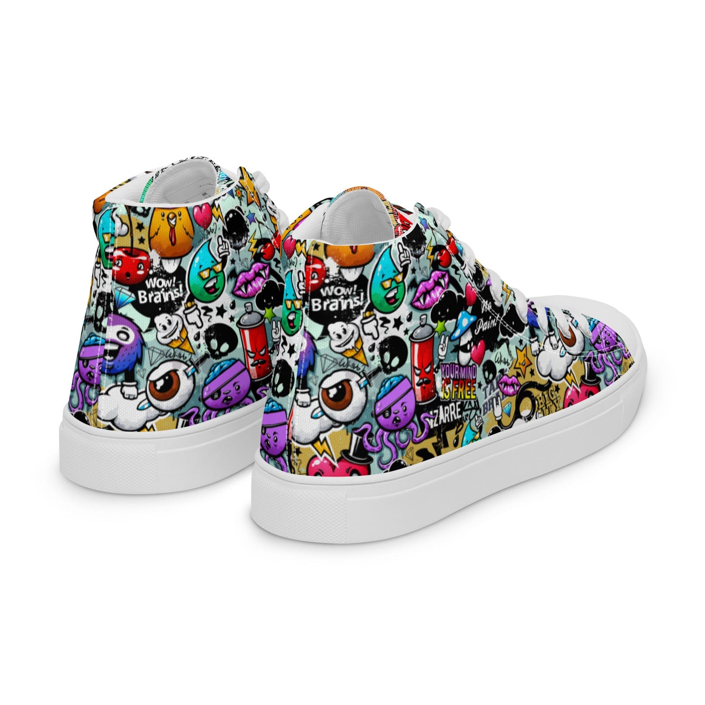 High top canvas shoes - Grafitti - LucyKay store