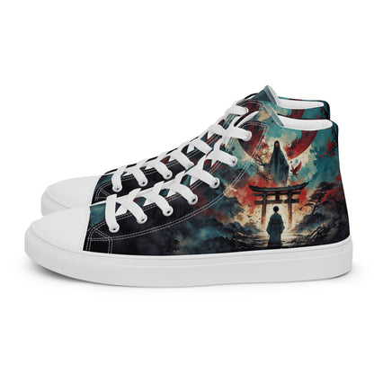 High Top Canvas Shoes - Samurai Spirit - LucyKay store