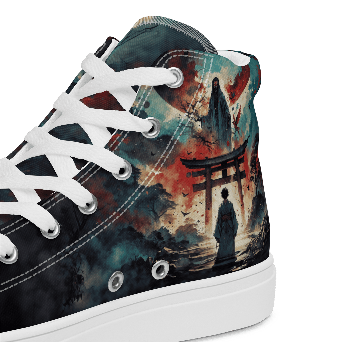 High Top Canvas Shoes - Samurai Spirit - LucyKay store