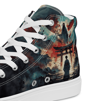 High Top Canvas Shoes - Samurai Spirit - LucyKay store