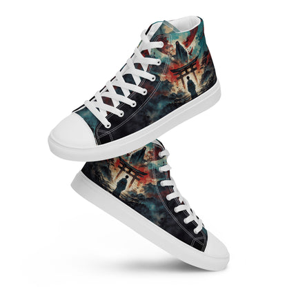 High Top Canvas Shoes - Samurai Spirit - LucyKay store