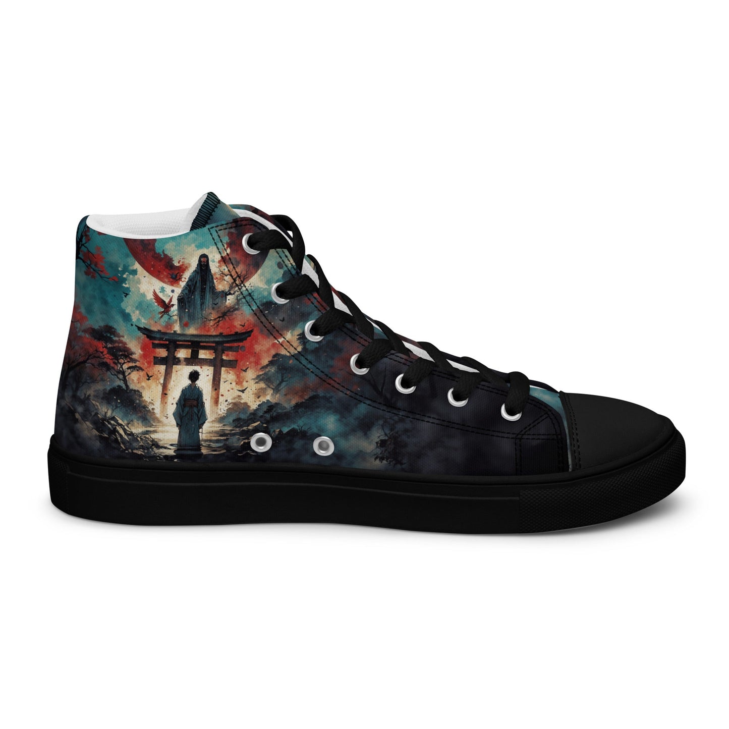 High Top Canvas Shoes - Samurai Spirit - LucyKay store
