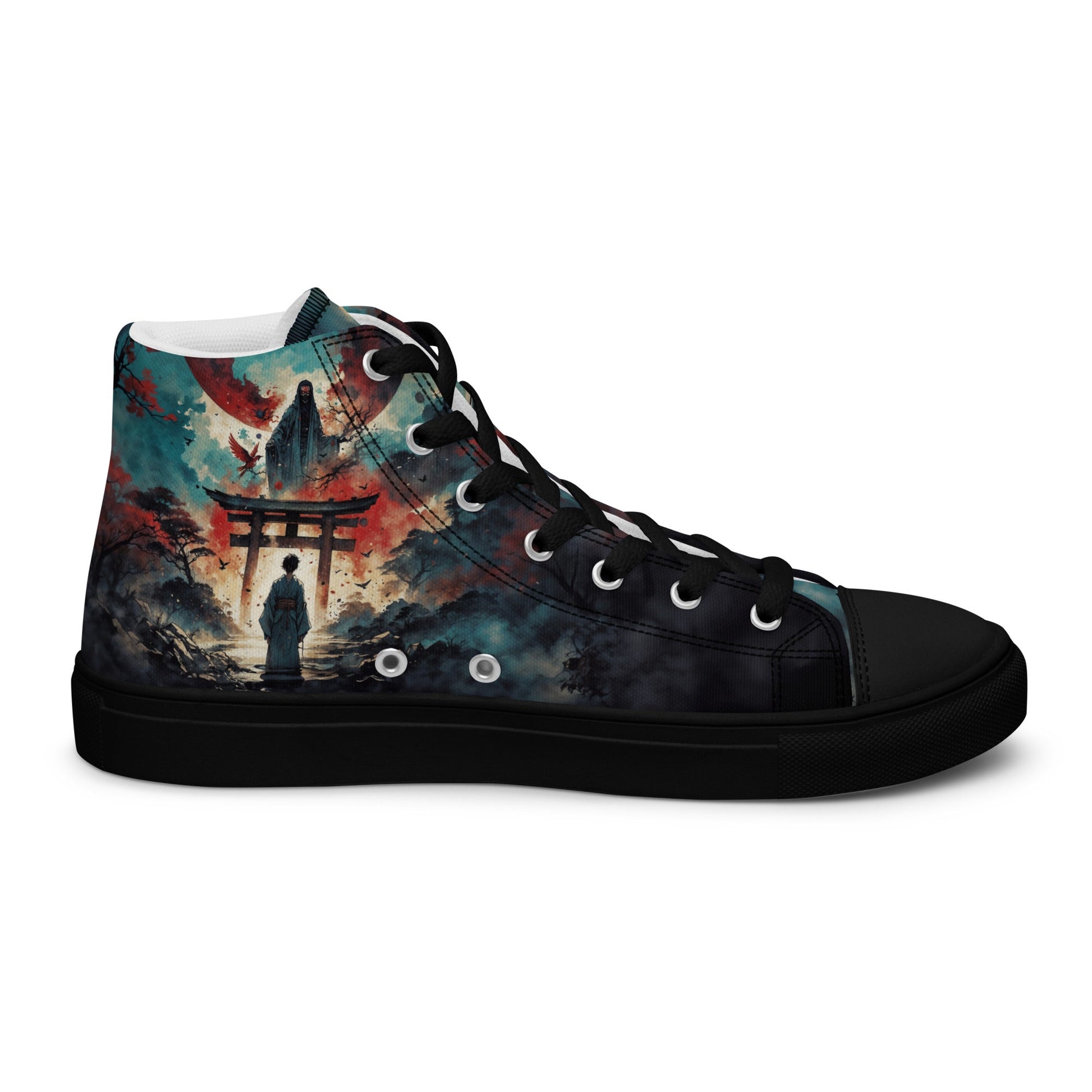High Top Canvas Shoes - Samurai Spirit - LucyKay store