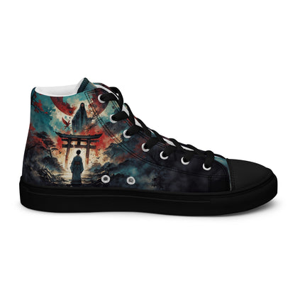High Top Canvas Shoes - Samurai Spirit - LucyKay store