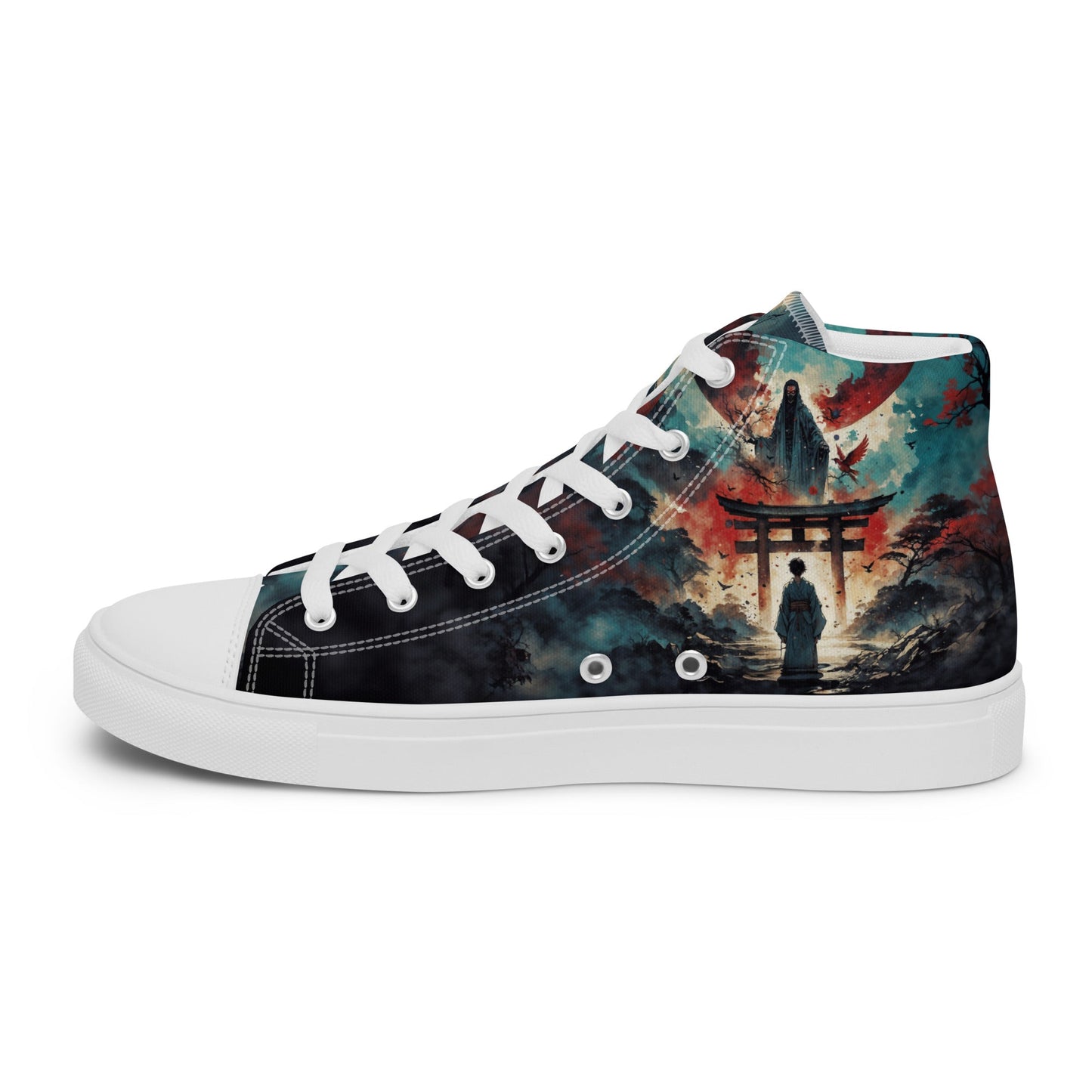 High Top Canvas Shoes - Samurai Spirit - LucyKay store