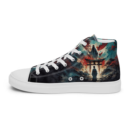High Top Canvas Shoes - Samurai Spirit - LucyKay store