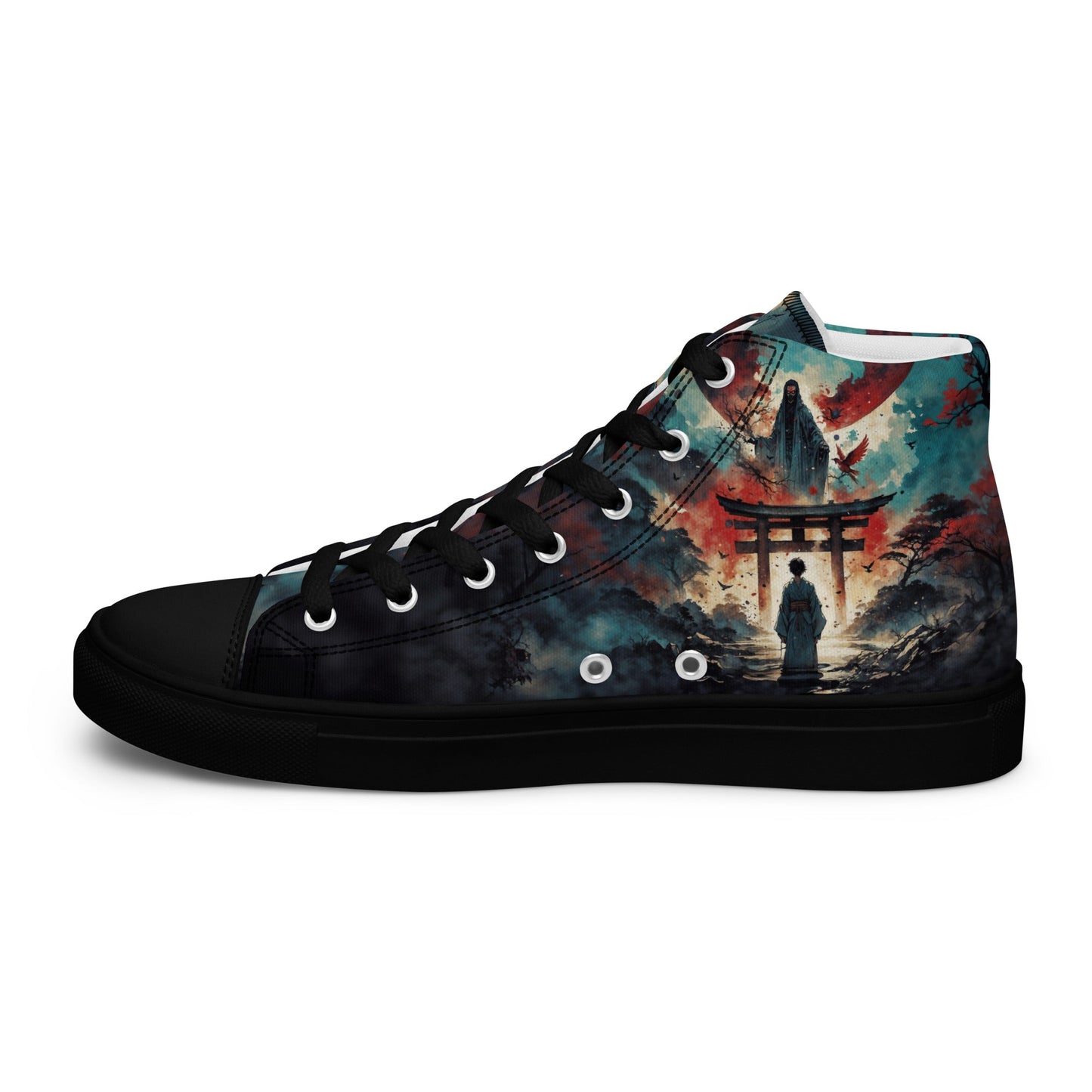 High Top Canvas Shoes - Samurai Spirit - LucyKay store