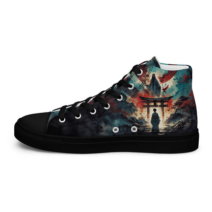 High Top Canvas Shoes - Samurai Spirit - LucyKay store