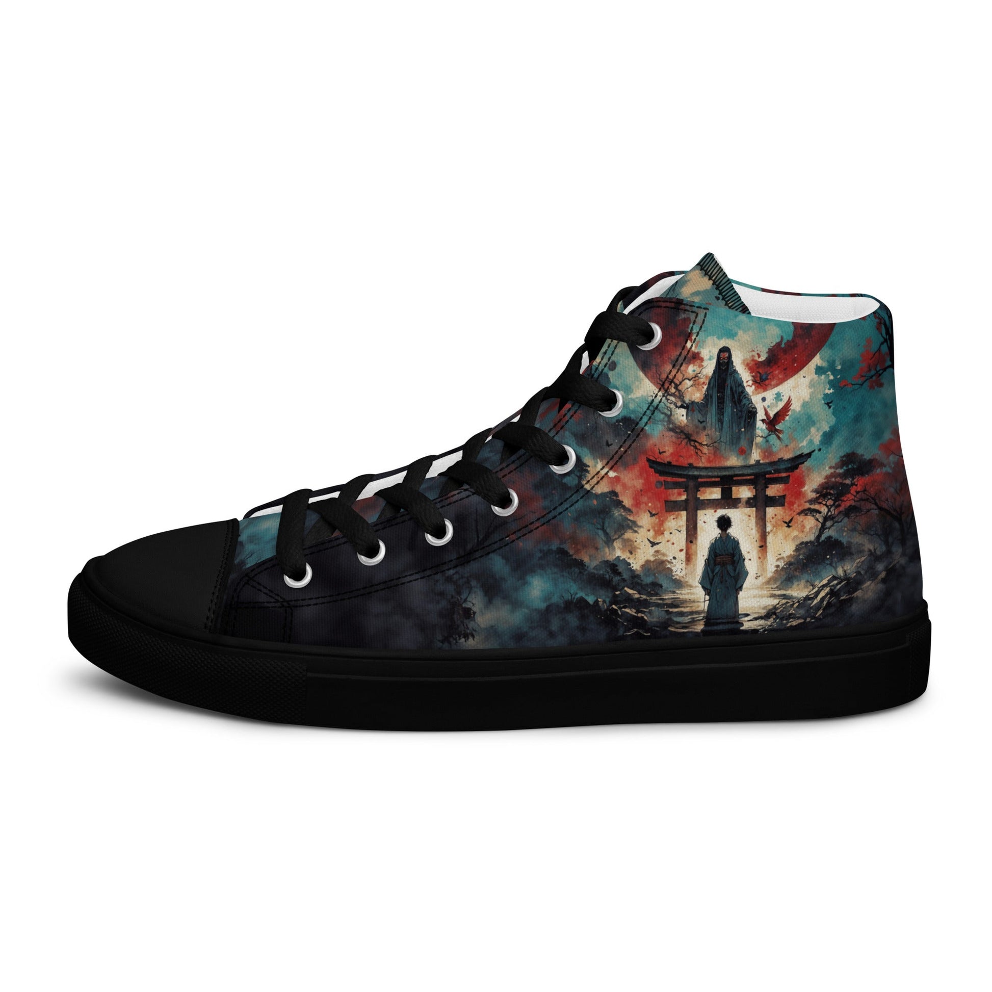 High Top Canvas Shoes - Samurai Spirit - LucyKay store