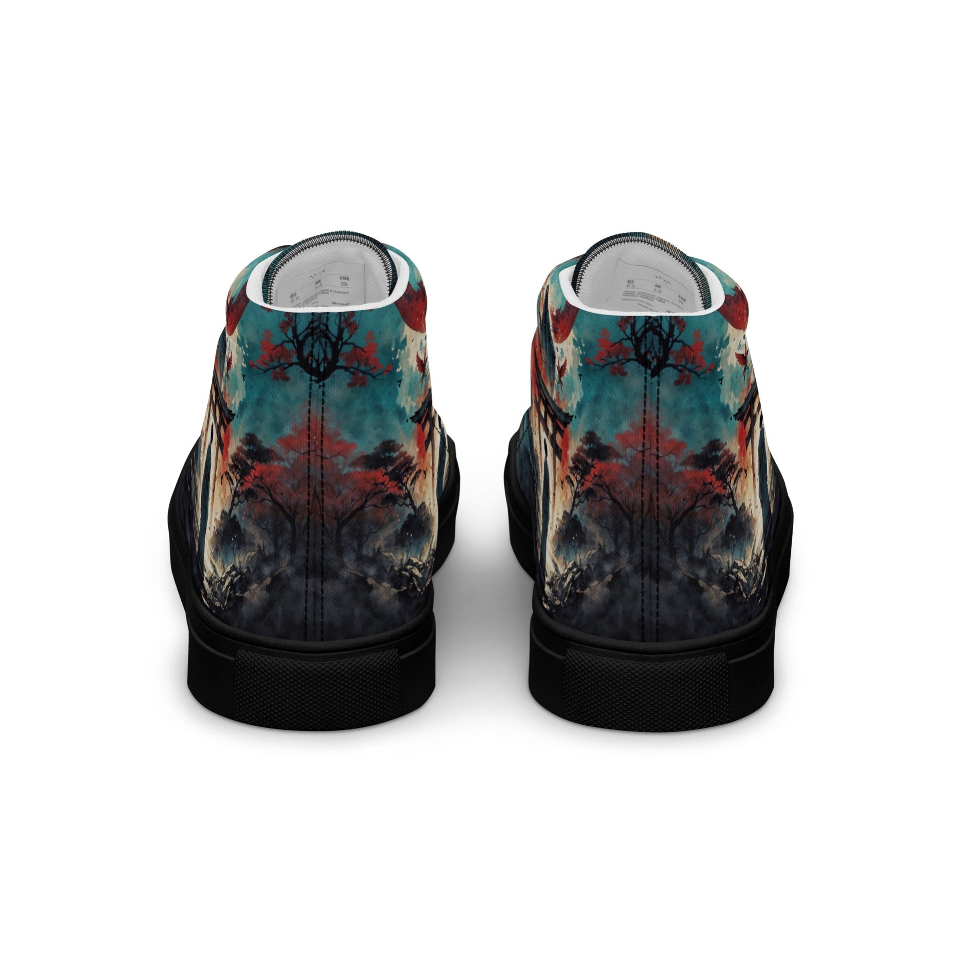 High Top Canvas Shoes - Samurai Spirit - LucyKay store
