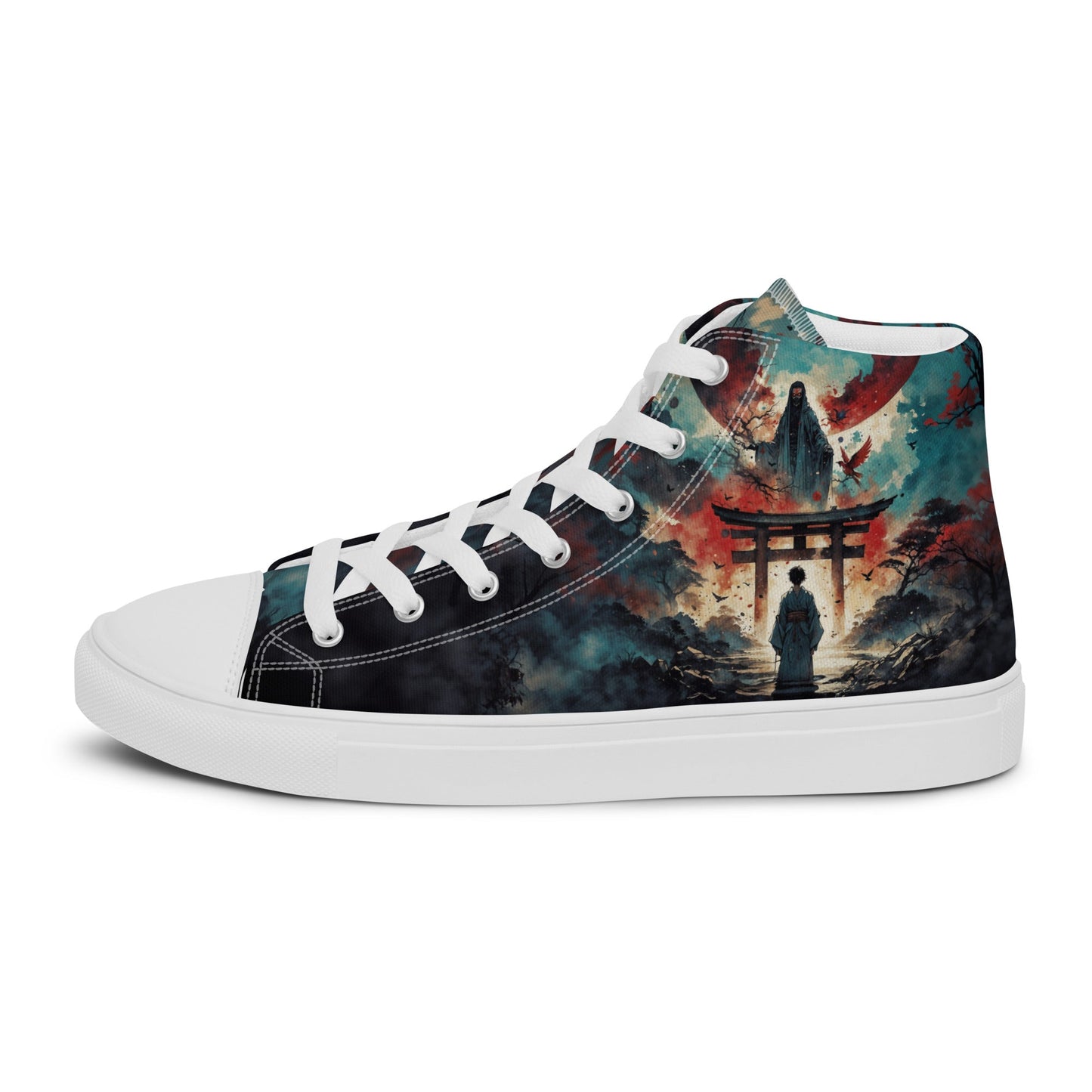 High Top Canvas Shoes - Samurai Spirit - LucyKay store