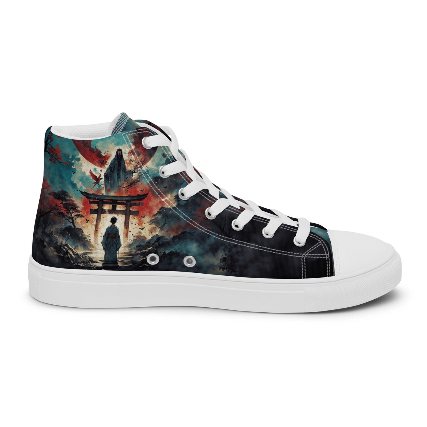 High Top Canvas Shoes - Samurai Spirit - LucyKay store