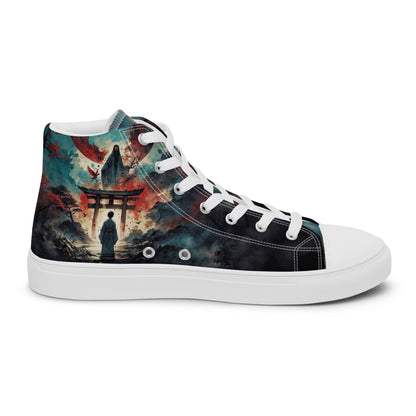 High Top Canvas Shoes - Samurai Spirit - LucyKay store