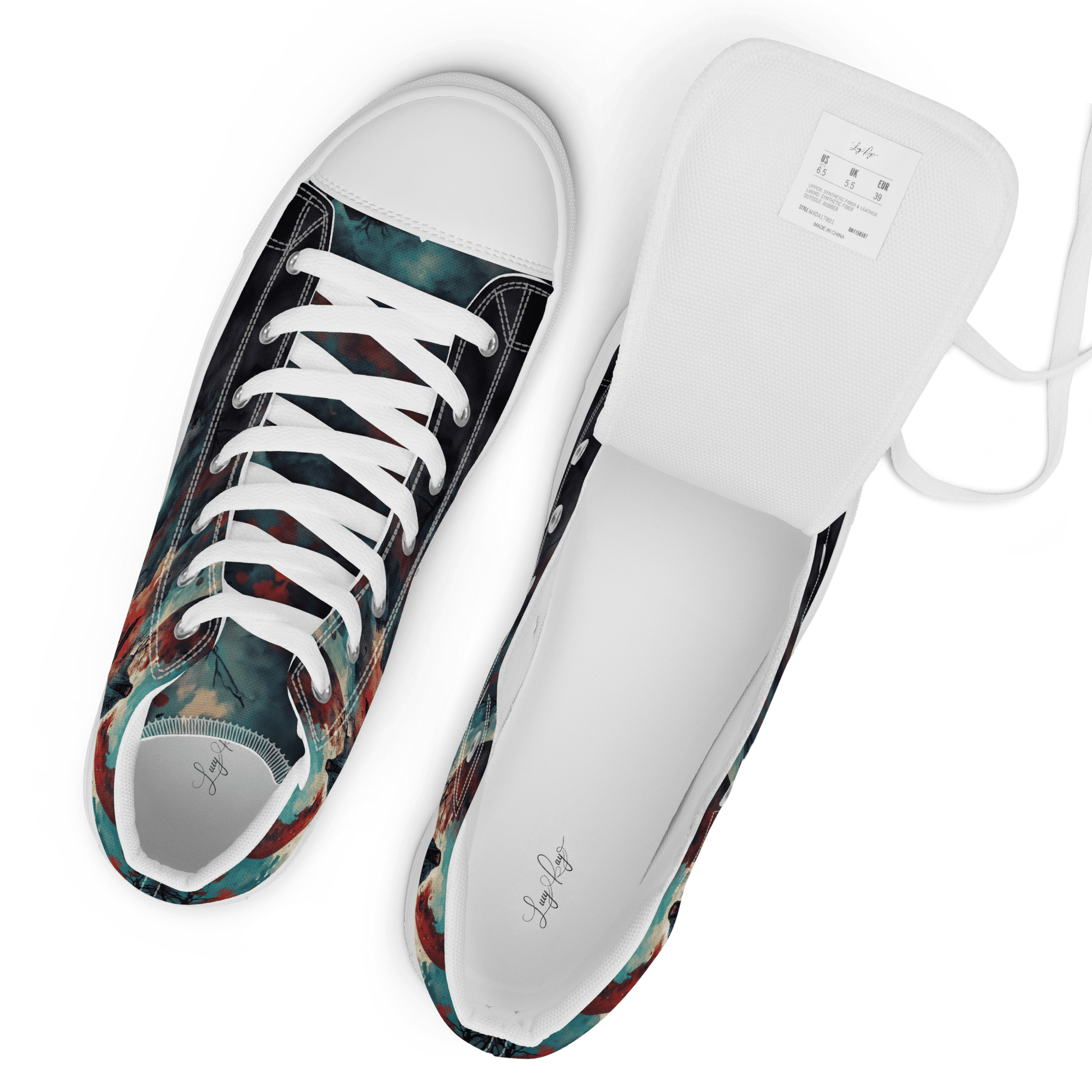 High Top Canvas Shoes - Samurai Spirit - LucyKay store