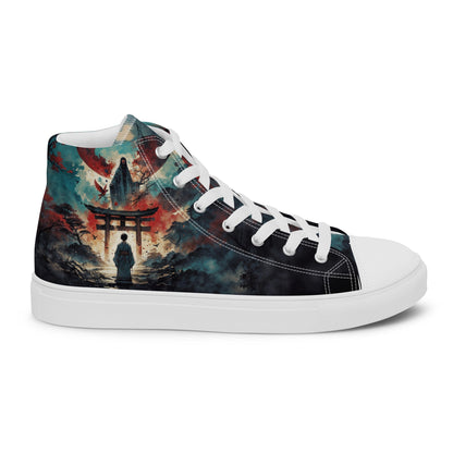 High Top Canvas Shoes - Samurai Spirit - LucyKay store
