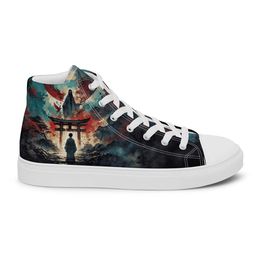 High Top Canvas Shoes - Samurai Spirit - LucyKay store