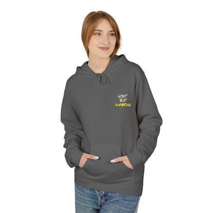 Rainy City Kitten Hoodie | Cute Cat Night Scene Pullover - LucyKay store