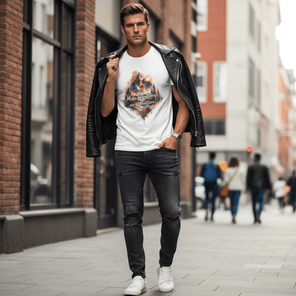 The Expedition Tee | Watercolor Mountain Graphic T-Shirt - LucyKay store