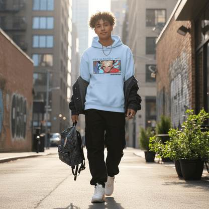 Legends Anime Collage Hoodie | Rise Beyond Limits Graphic Sweatshirt - LucyKay store