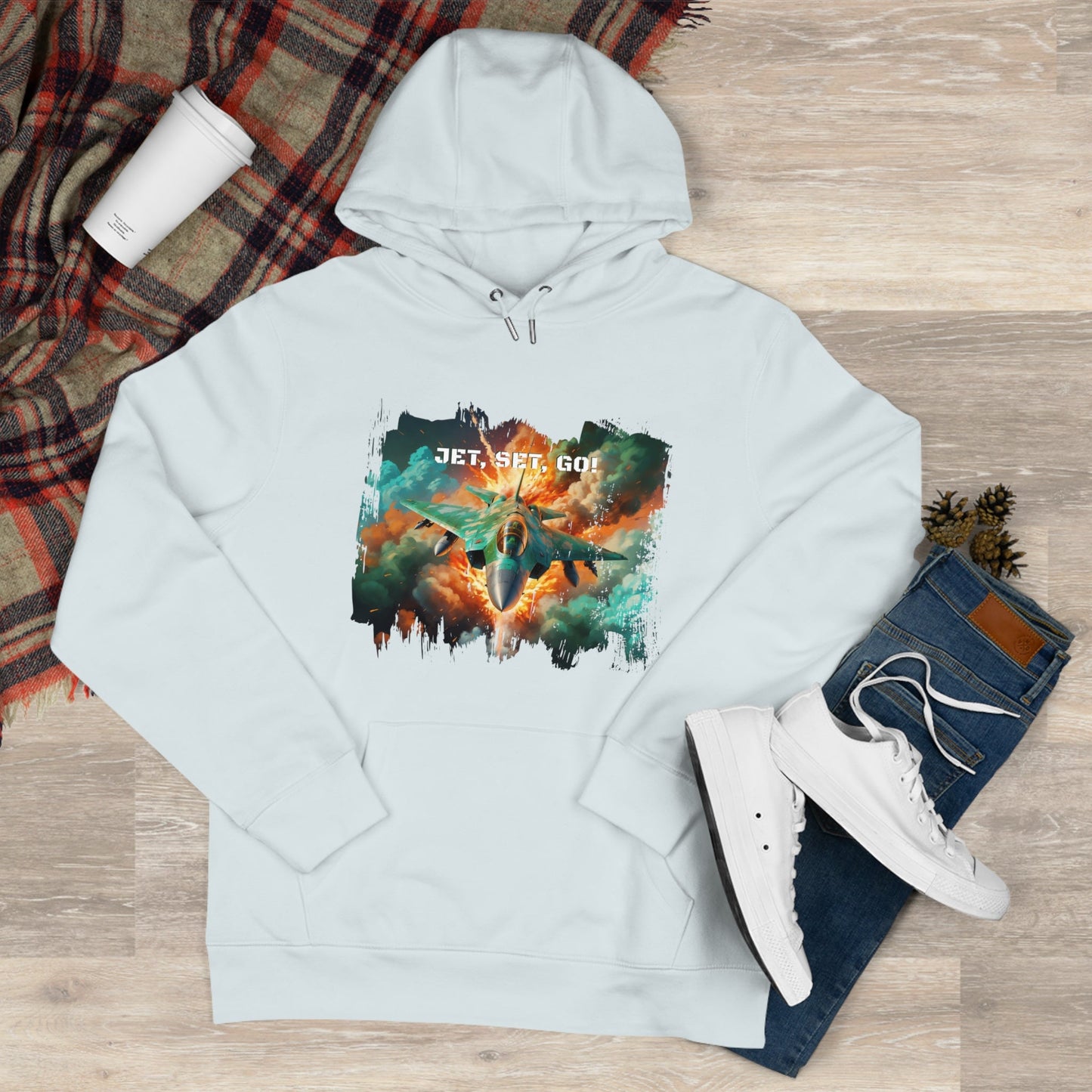 King Hooded Sweatshirt - Jet, Set,Go! - LucyKay store